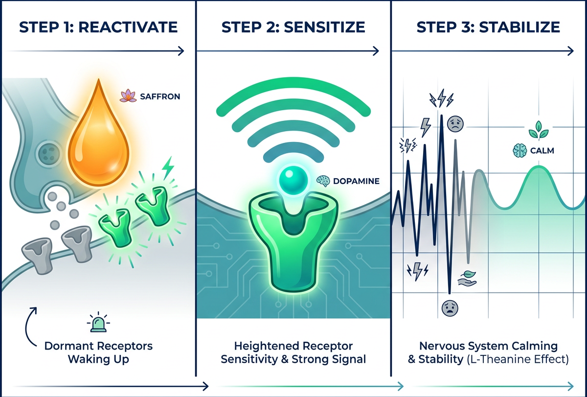 The 3-step protocol: wake the system, restore sensitivity, calm the nervous system